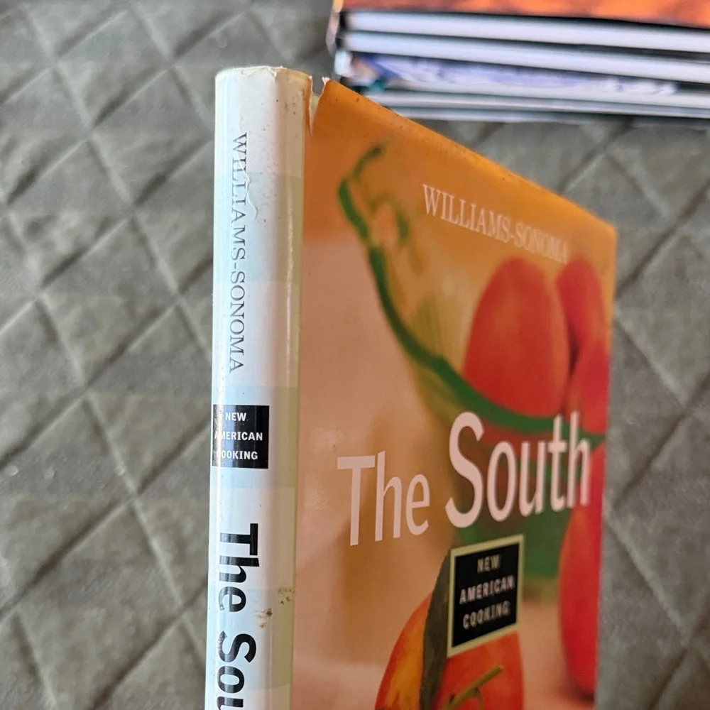 Williams Sonoma The South Cookbook with Peach and Green Cover